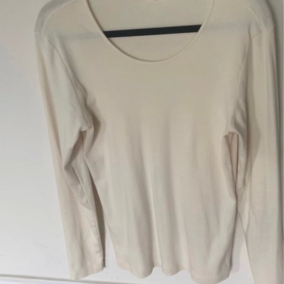 Banana Republic Large White Long Sleeve Shirt - Picture 7 of 9